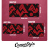 GRUNGE PEAKS RED Campervan Mats