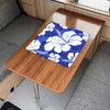 HIBISCUS DREAMS BLUE Campervan Mats