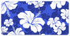 HIBISCUS DREAMS BLUE Campervan Mats