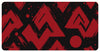 GRUNGE PEAKS RED Campervan Mats