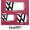 VW - 2TONE WHITE Campervan Mats