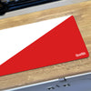 WHITE/RED Two Tone Campervan Mats