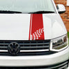Racing Check Bonnet Stripe - Decal