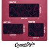 TOPOGRAPHY HOT PINK Campervan Mats