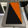 BLACK / BURNT ORANGE Two Tone Campervan Mats