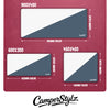 WHITE / GREY Two Tone Campervan Mats