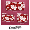HIBISCUS DREAMS RED Campervan Mats