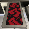 GRUNGE PEAKS RED Campervan Mats