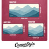 PASTEL MOUNTAINS Campervan Mats