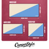 CREAM/LIGHT BLUE Two Tone Campervan Mats