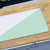OFF WHITE / PASTEL MINT Two Tone Campervan Mats