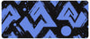 GRUNGE PEAKS LIGHT BLUE Campervan Mats